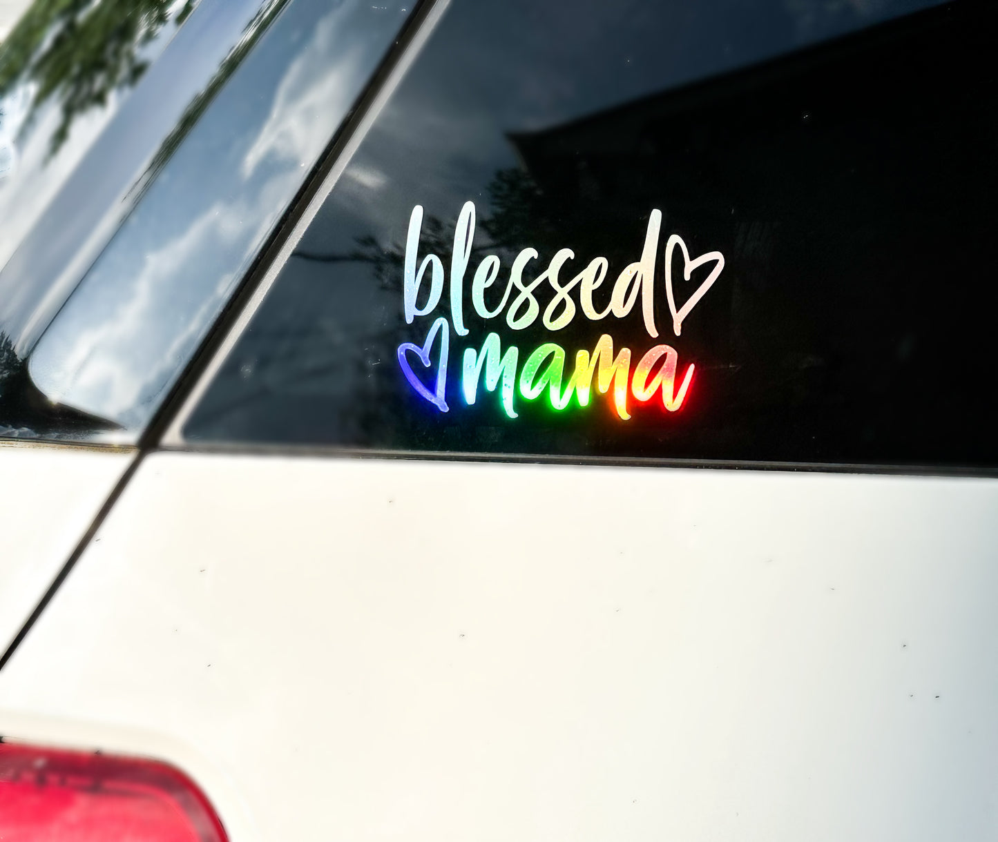 Vinyl Decal - Blessed Mama