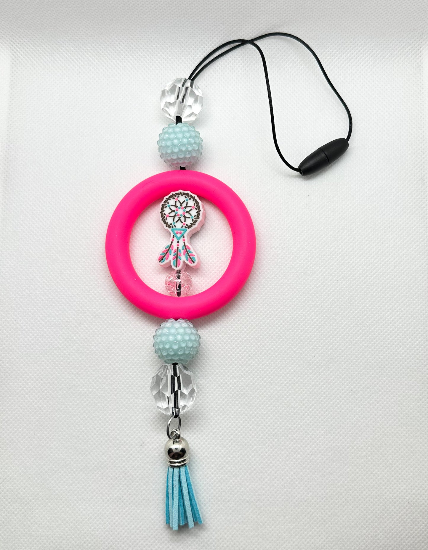 CAR CHARM - Neon Dreamcatcher {for Rearview Mirror}