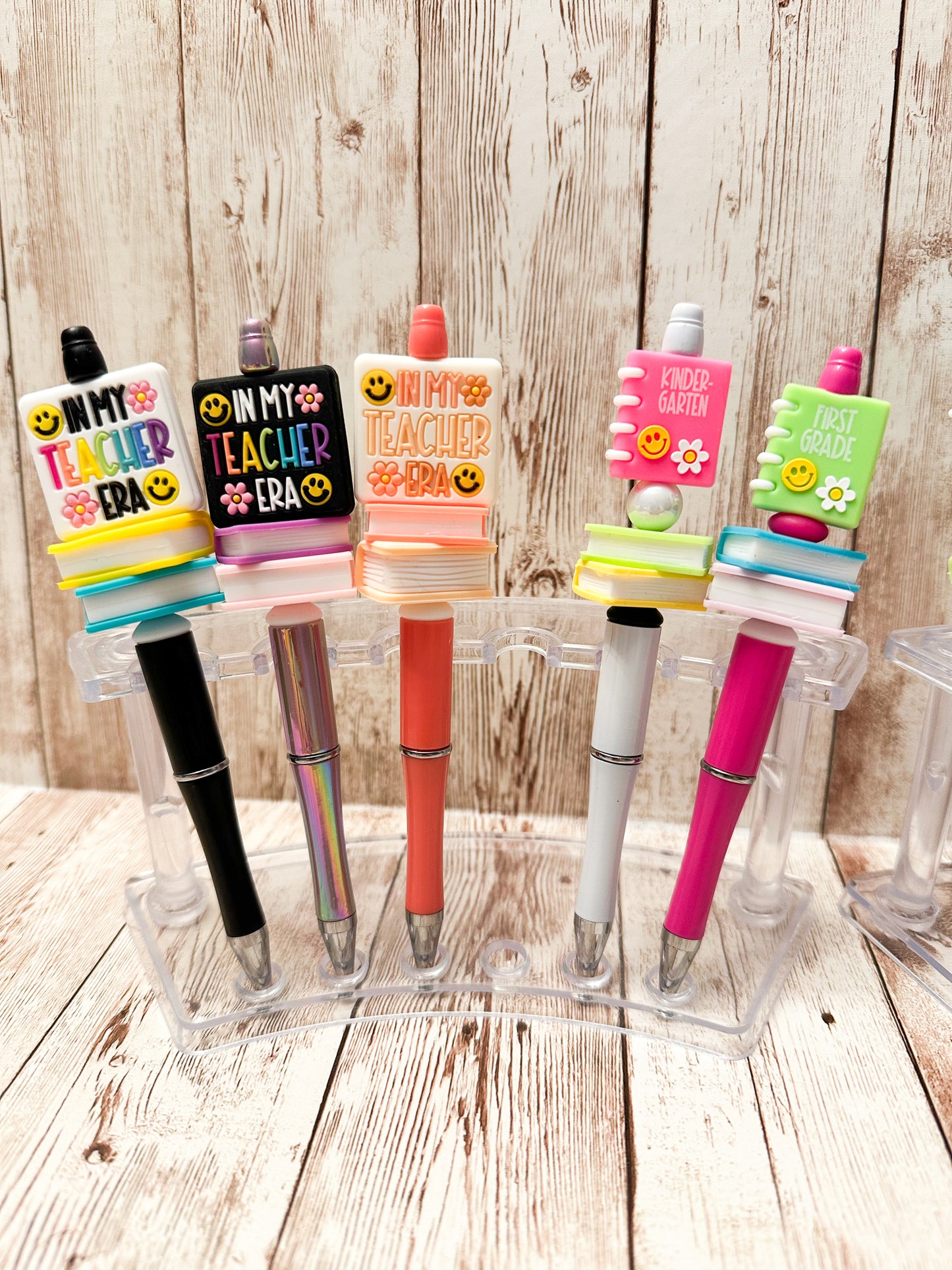 Beaded Pens - TEACHER - In My Teacher Era or Grade with Books