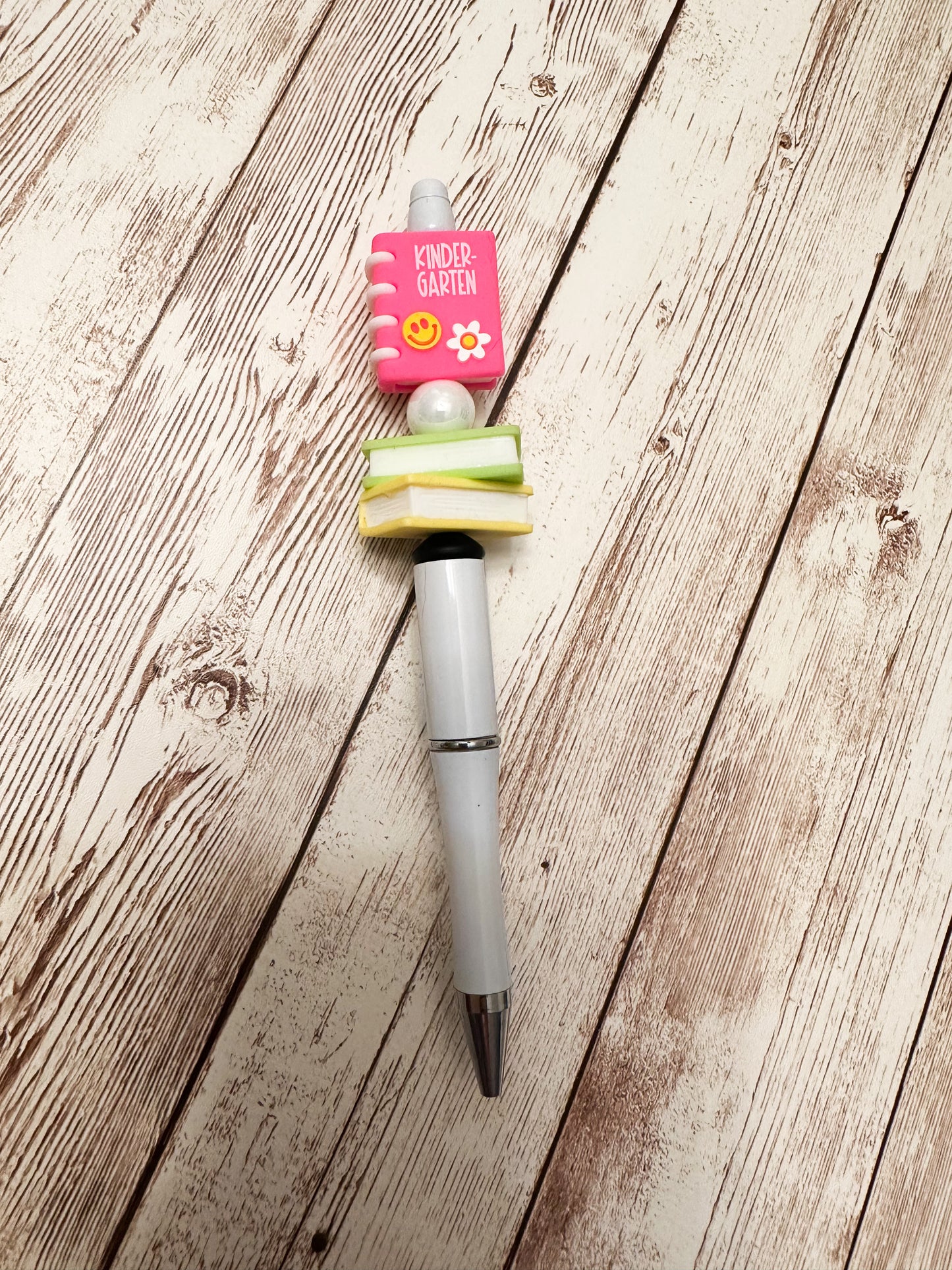 Beaded Pens - TEACHER - In My Teacher Era or Grade with Books