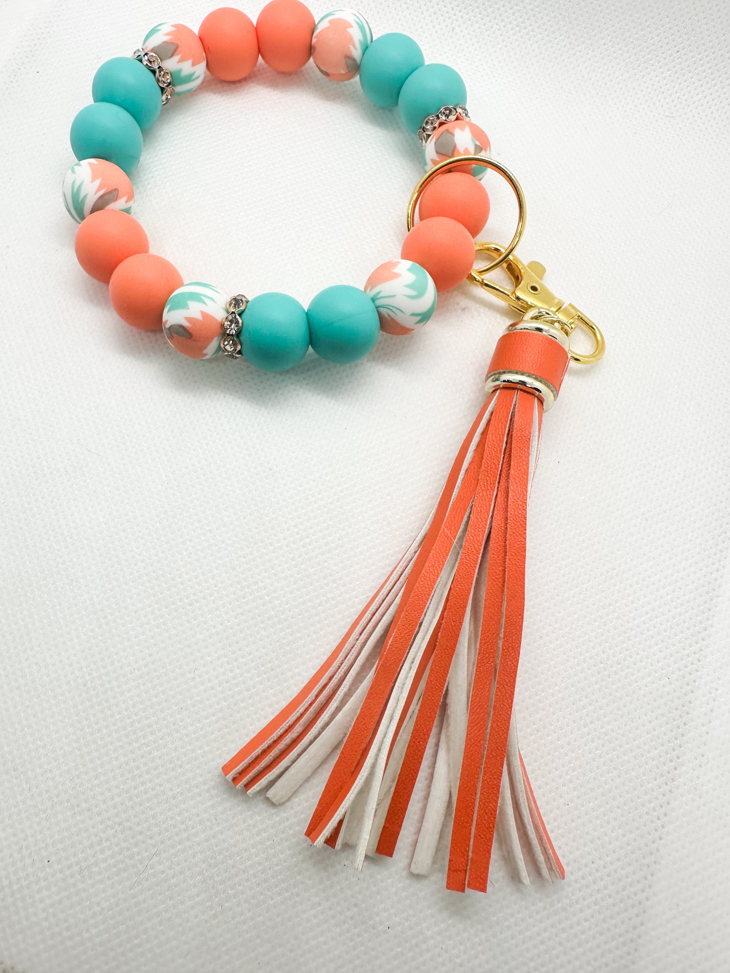 WRISTLET - Turquoise/Coral/Aztec