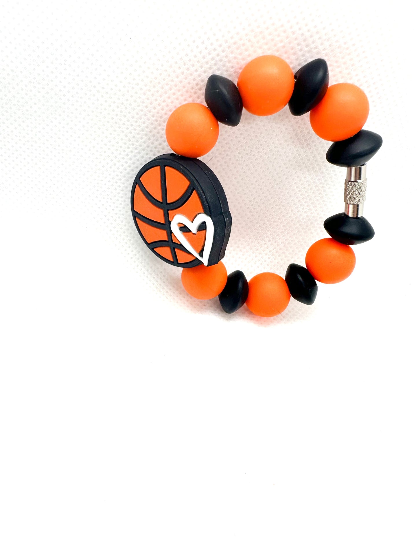 Cup Charm/Luggage Tag - Basketball