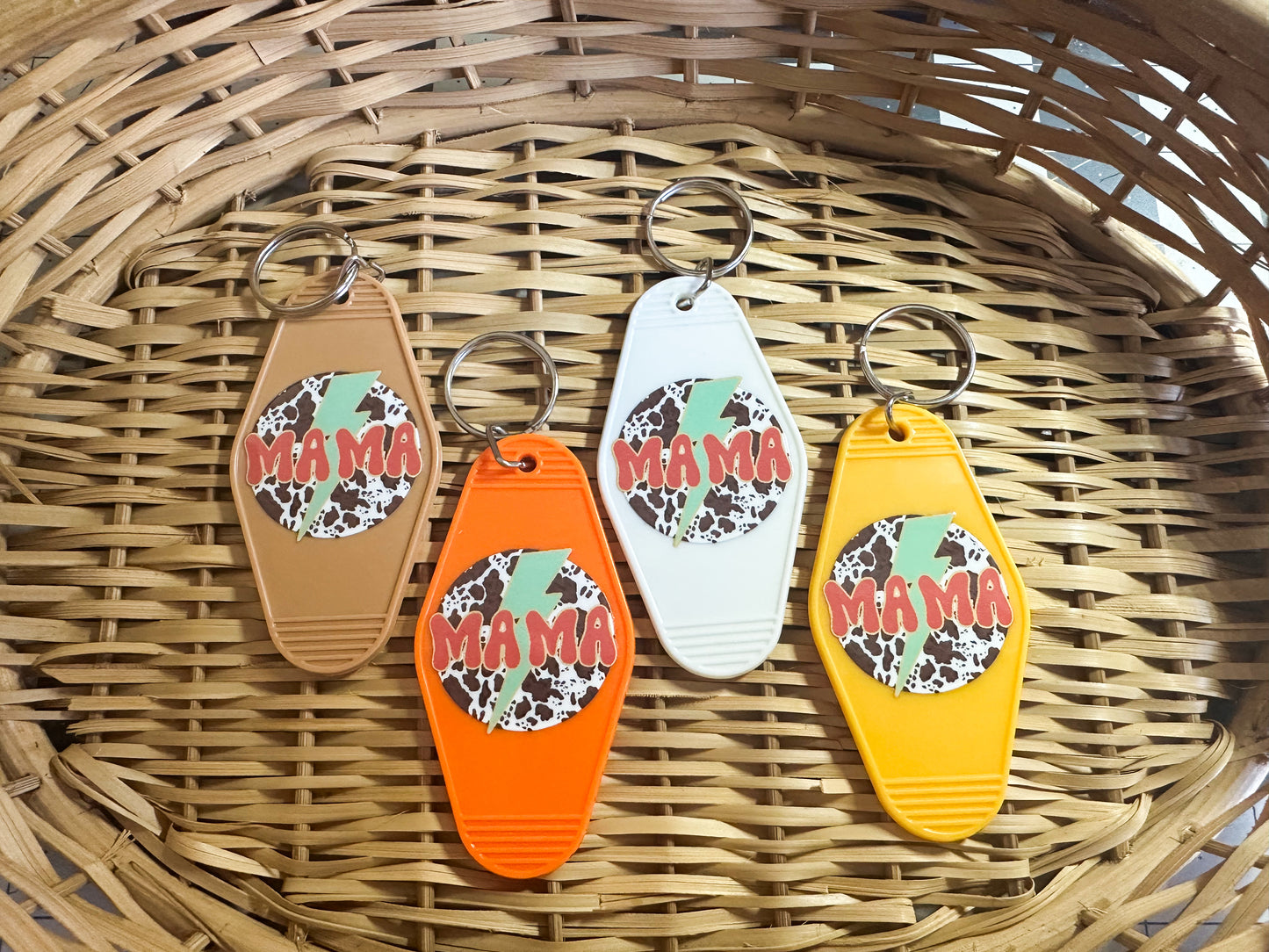 Retro/Vintage Motel Keychain - Western Mama