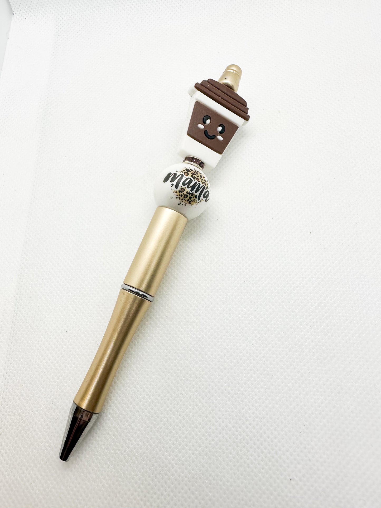 Beaded Pens - Mama Coffee