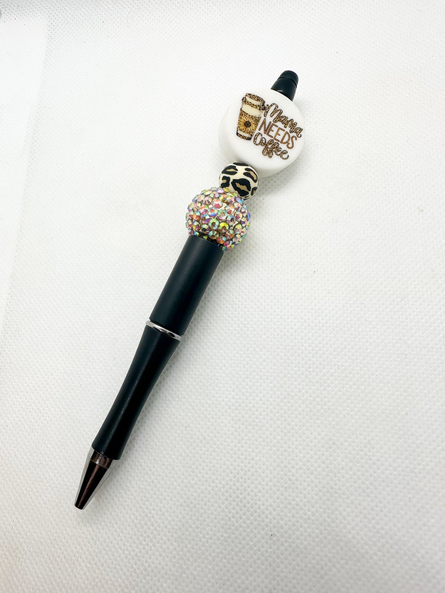 Beaded Pens - Mama Coffee