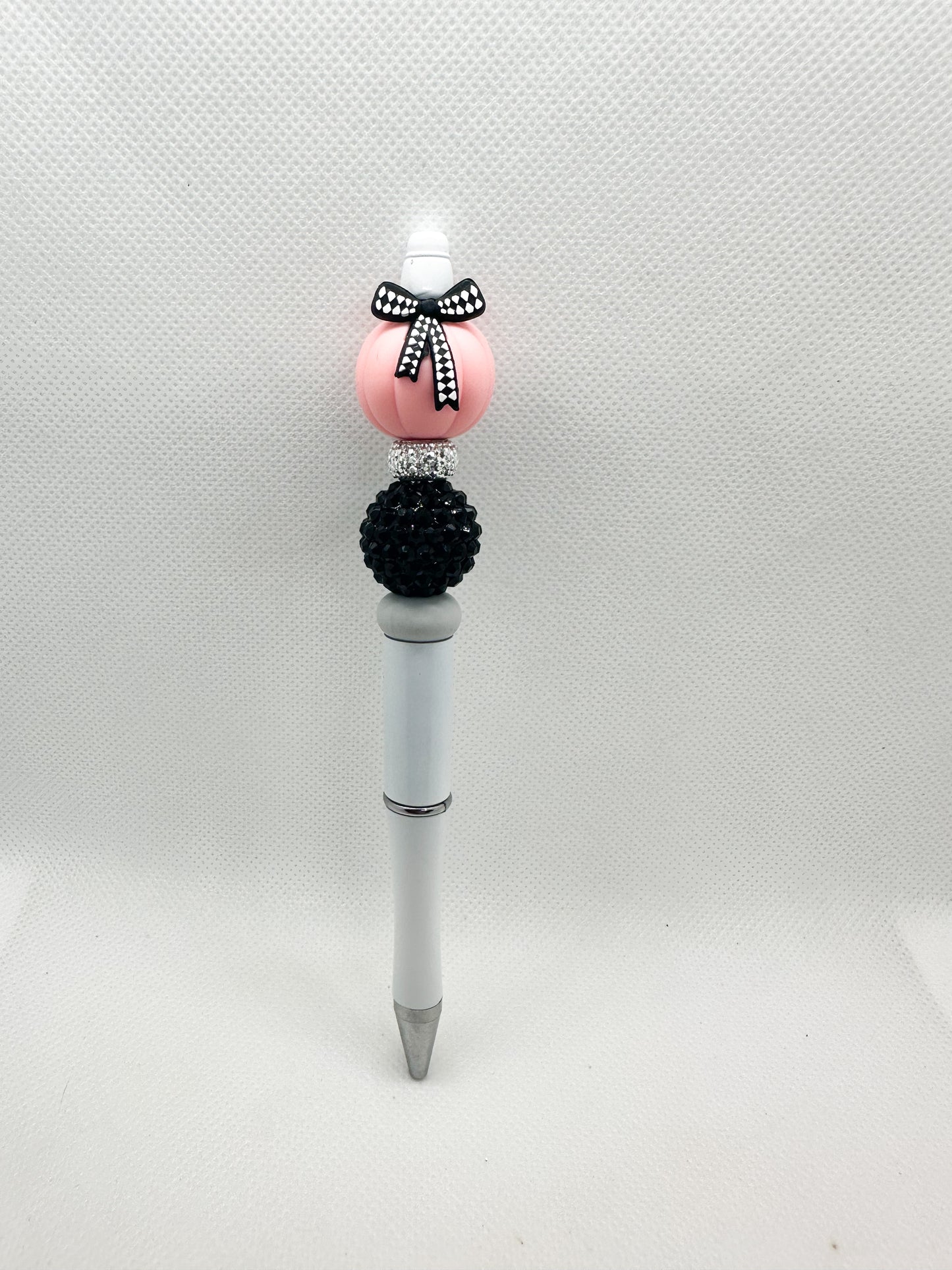 Beaded Pens - Pumpkins with Bows