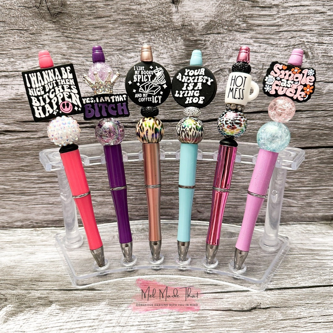 Beaded Pens - Sassy - Snarky - Adult