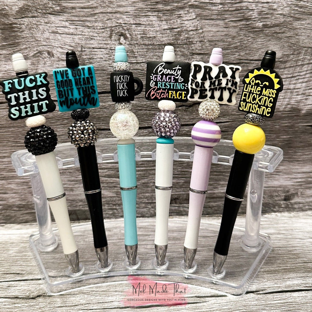 Beaded Pens - Sassy - Snarky - Adult