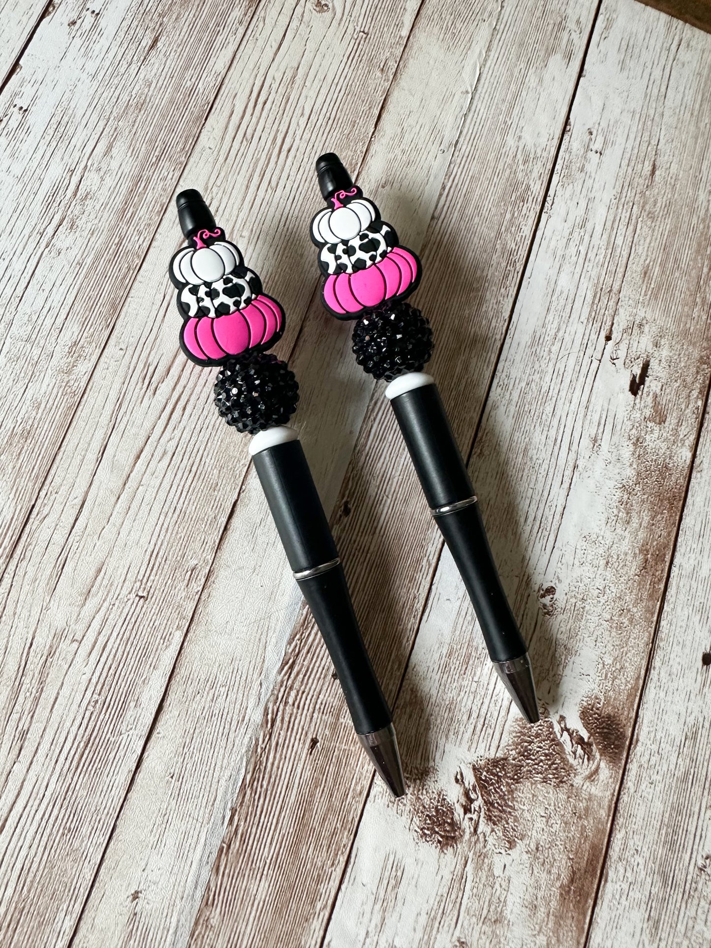 Beaded Pens - Fall - Leaves and Pumpkins