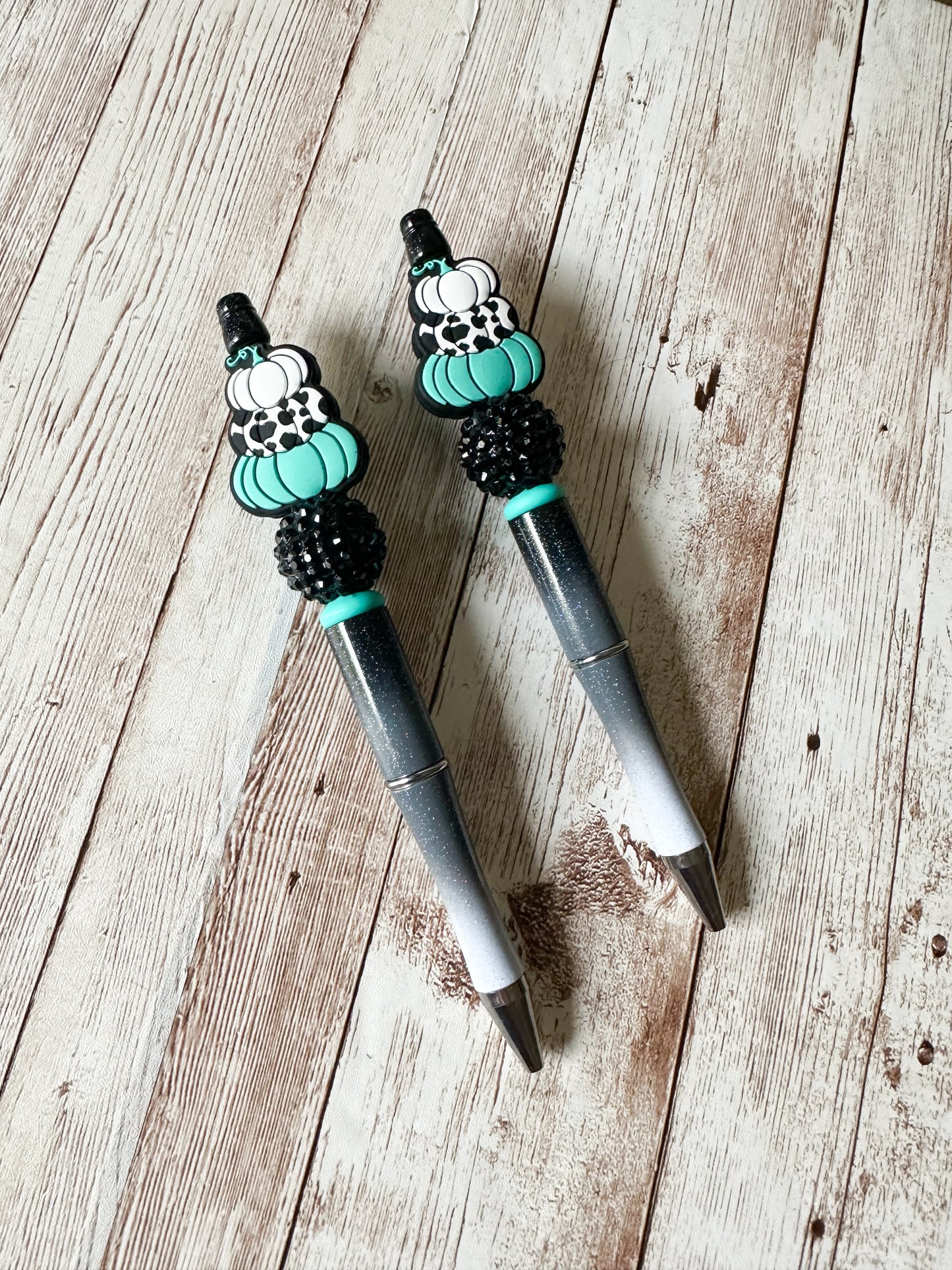 Beaded Pens - Fall - Leaves and Pumpkins