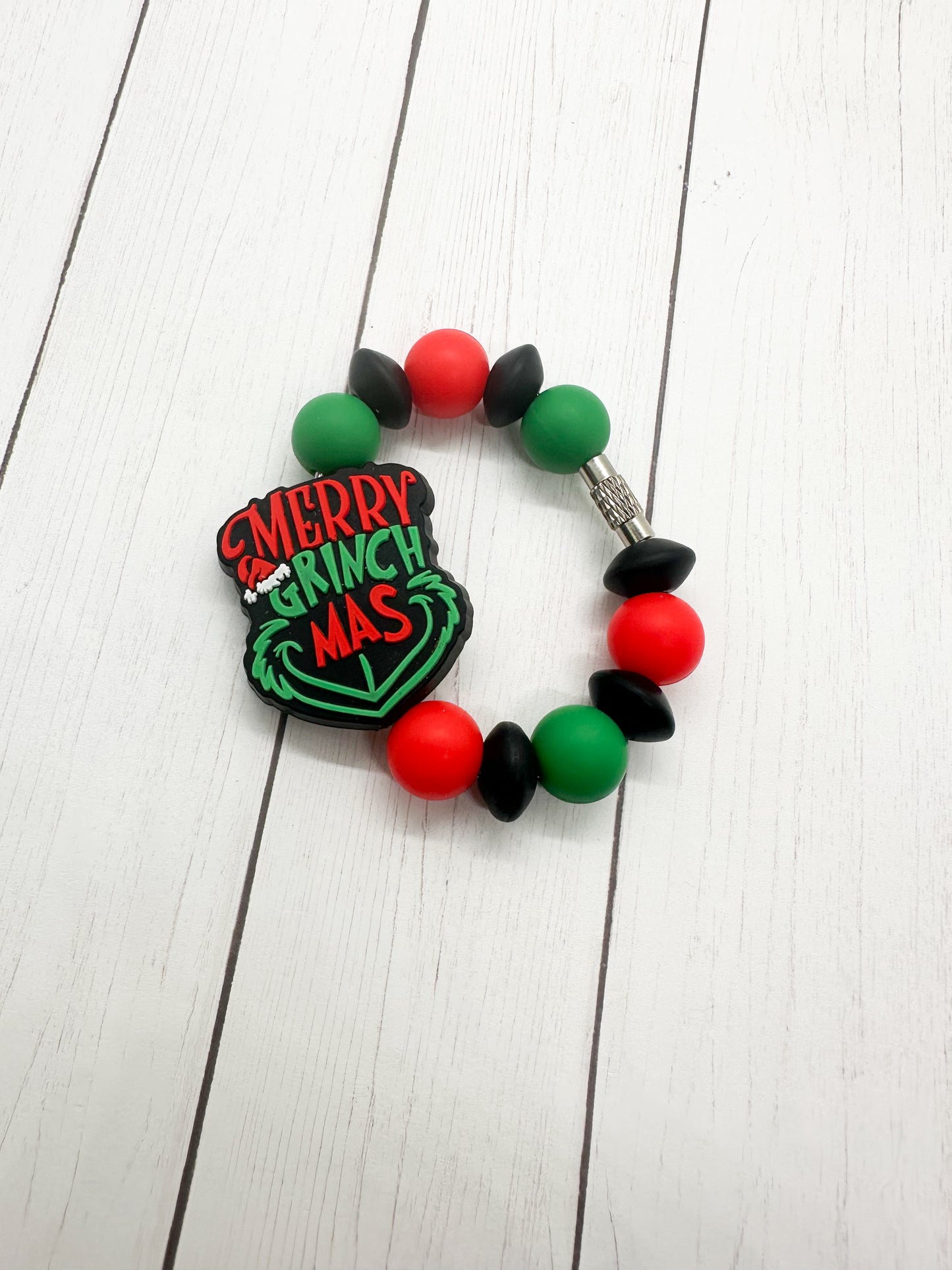 Merry Grinchmas Cup Charm/Luggage Tag