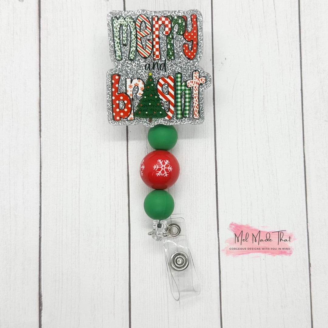 Badge Reel - Merry & Bright