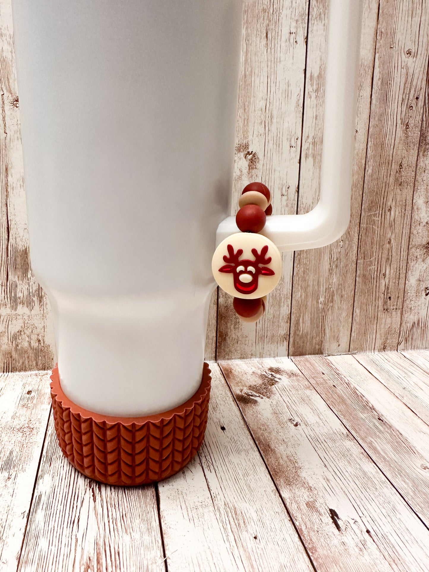 Reindeer Cookie Cup Charm/Luggage Tag