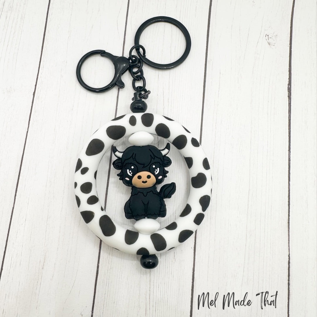 Black Highland {3D} Keychain