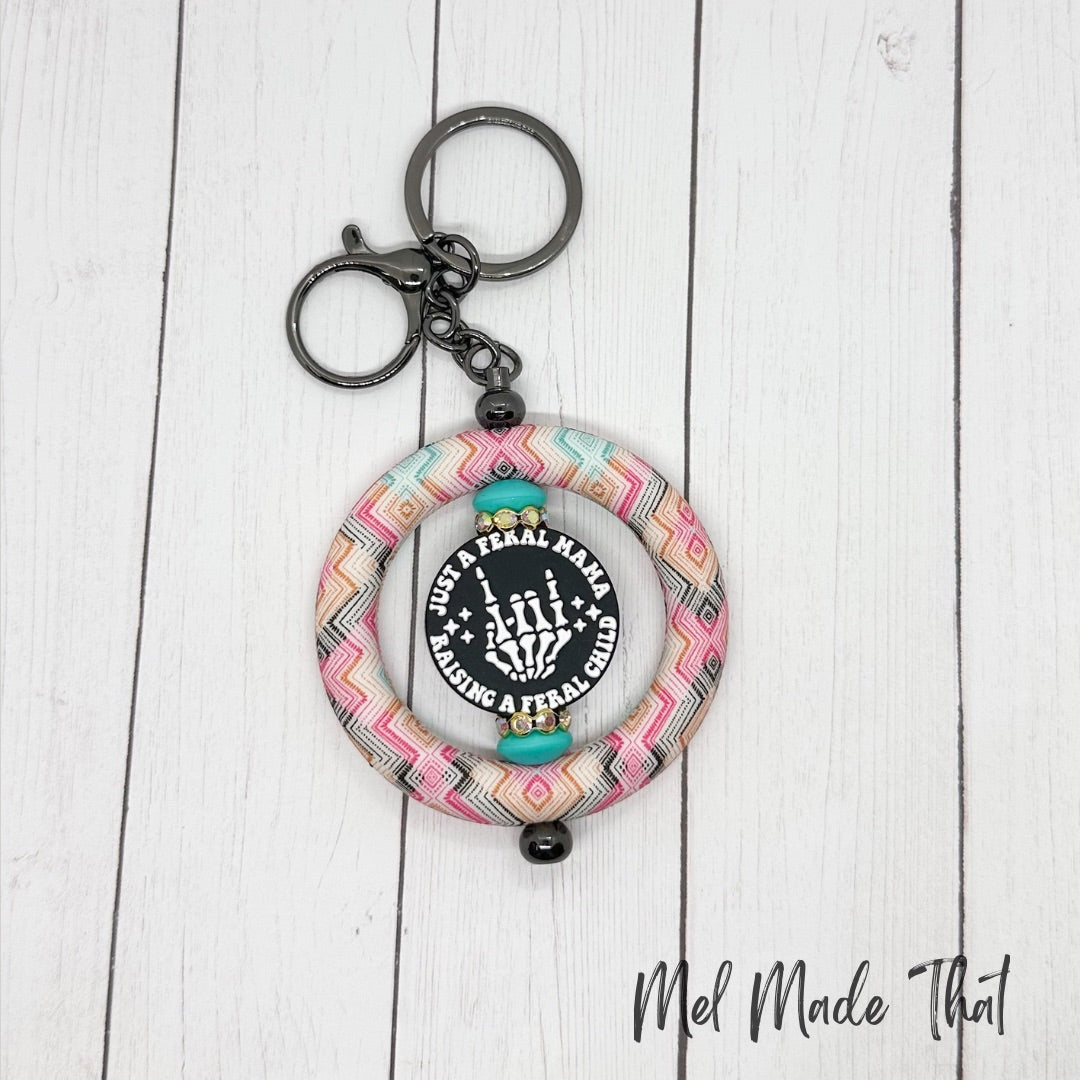 Feral Mama Keychain