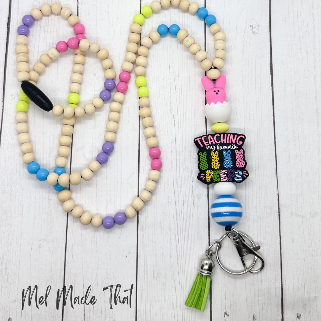 Easter - Teaching My Favorite Peeps LANYARD