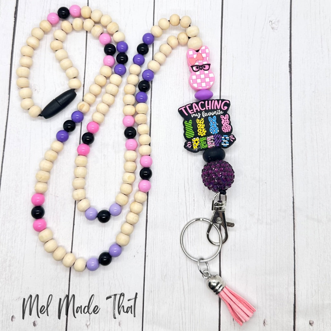 Easter - Teaching My Favorite Peeps LANYARD
