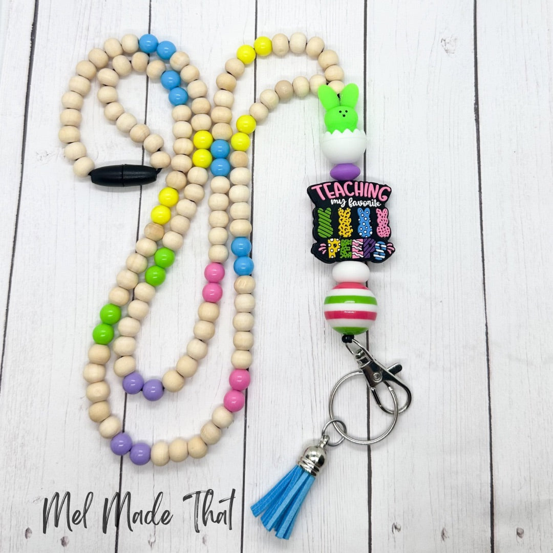 Easter - Teaching My Favorite Peeps LANYARD