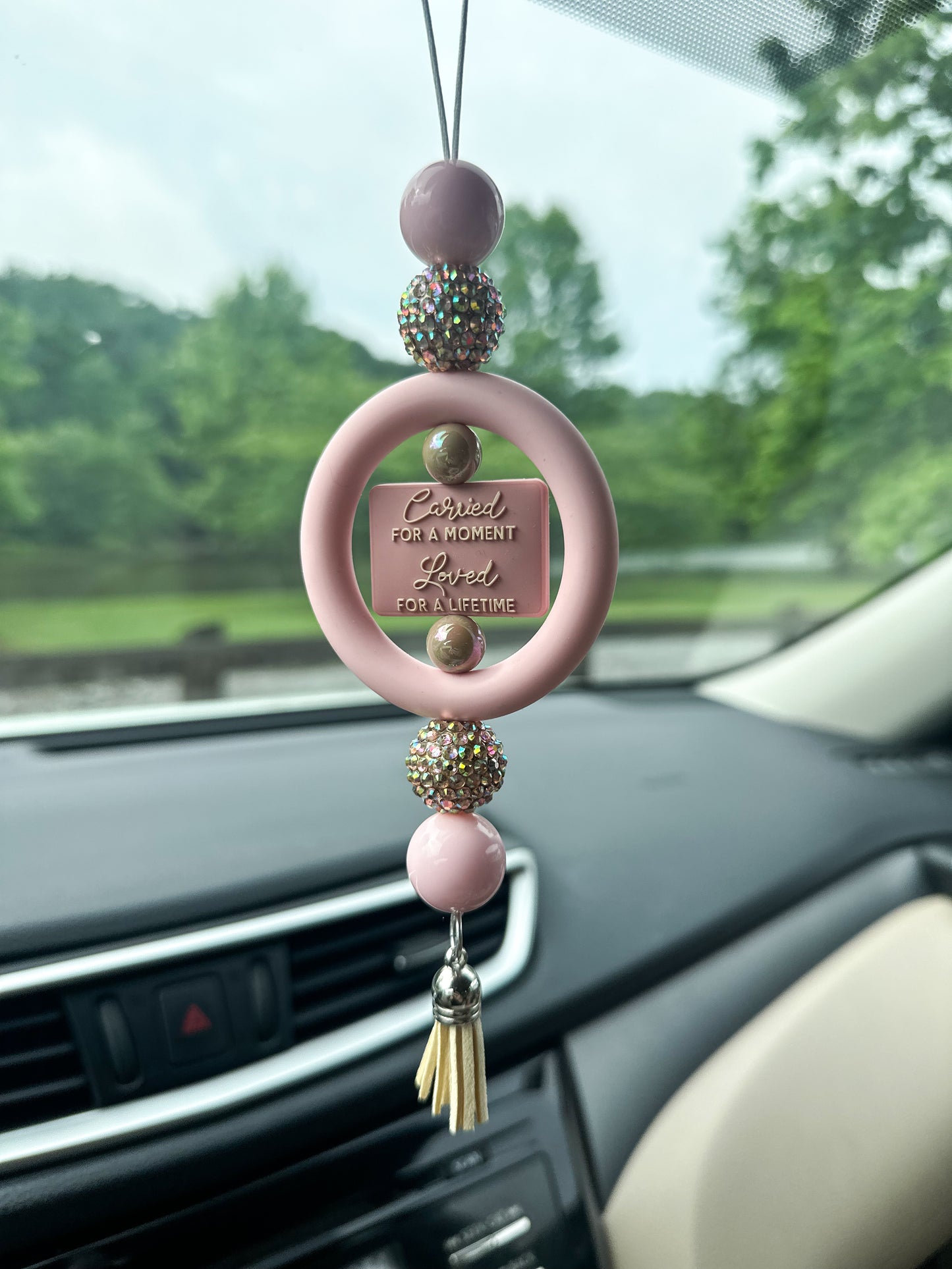 CAR CHARM - In Memory of Baby Girl {for Rearview Mirror}