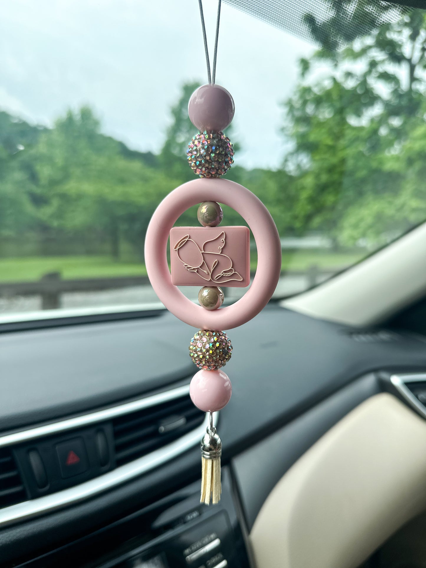 CAR CHARM - In Memory of Baby Girl {for Rearview Mirror}
