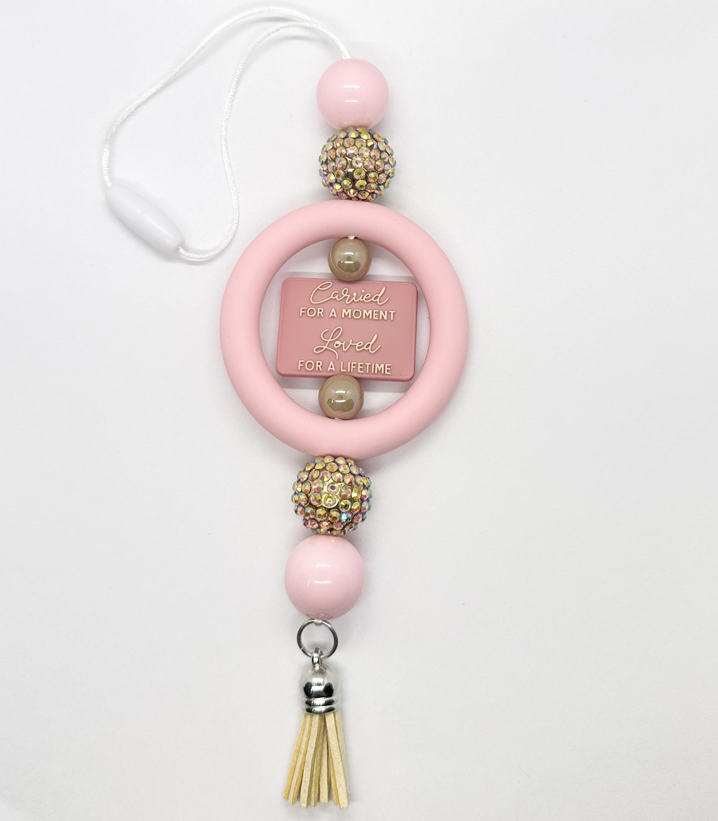 CAR CHARM - In Memory of Baby Girl {for Rearview Mirror}