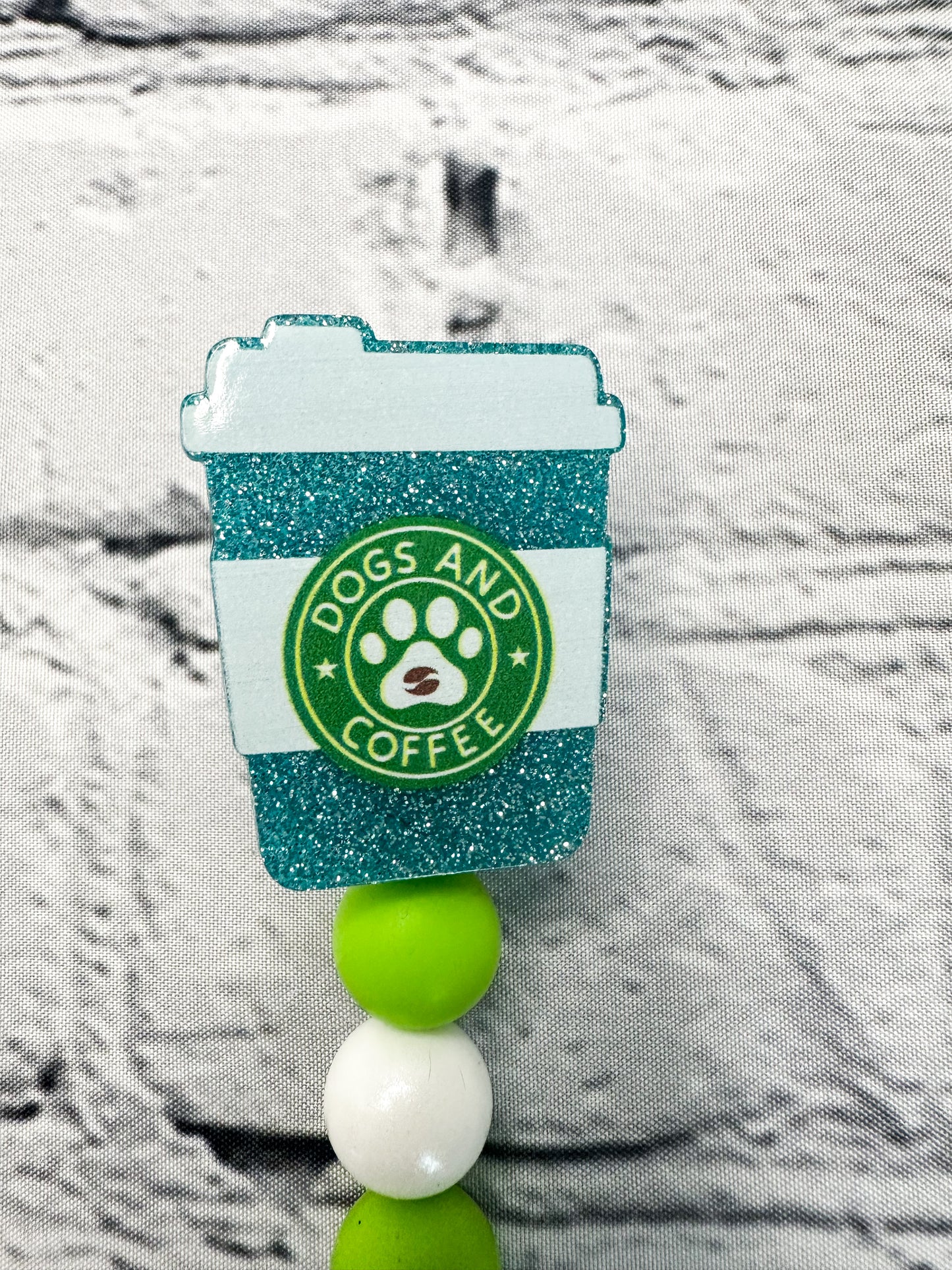Dogs & Coffee (Blue) - Badge Reel