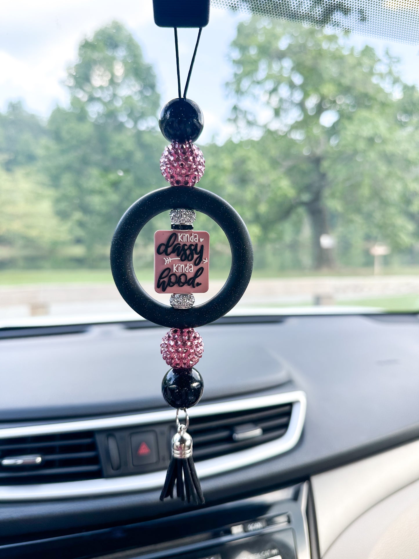 CAR CHARM | Kinda Classy Kinda Hood {for Rearview Mirror}