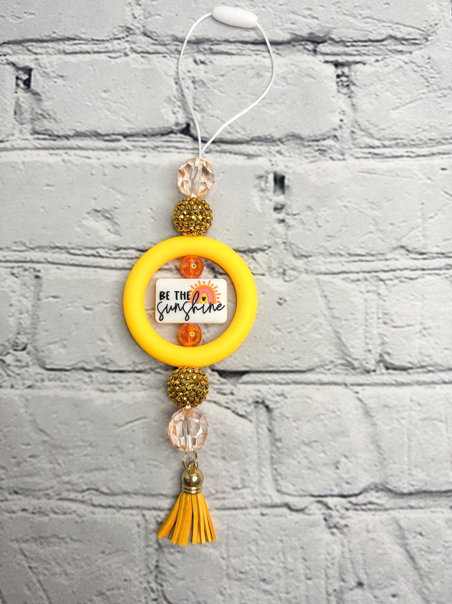 CAR CHARM | Be the Sunshine {for Rearview Mirror}