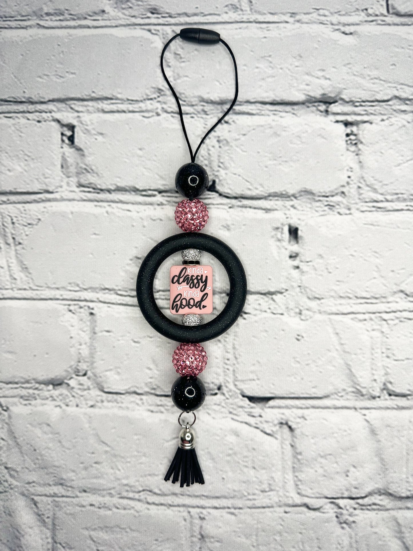 CAR CHARM | Kinda Classy Kinda Hood {for Rearview Mirror}