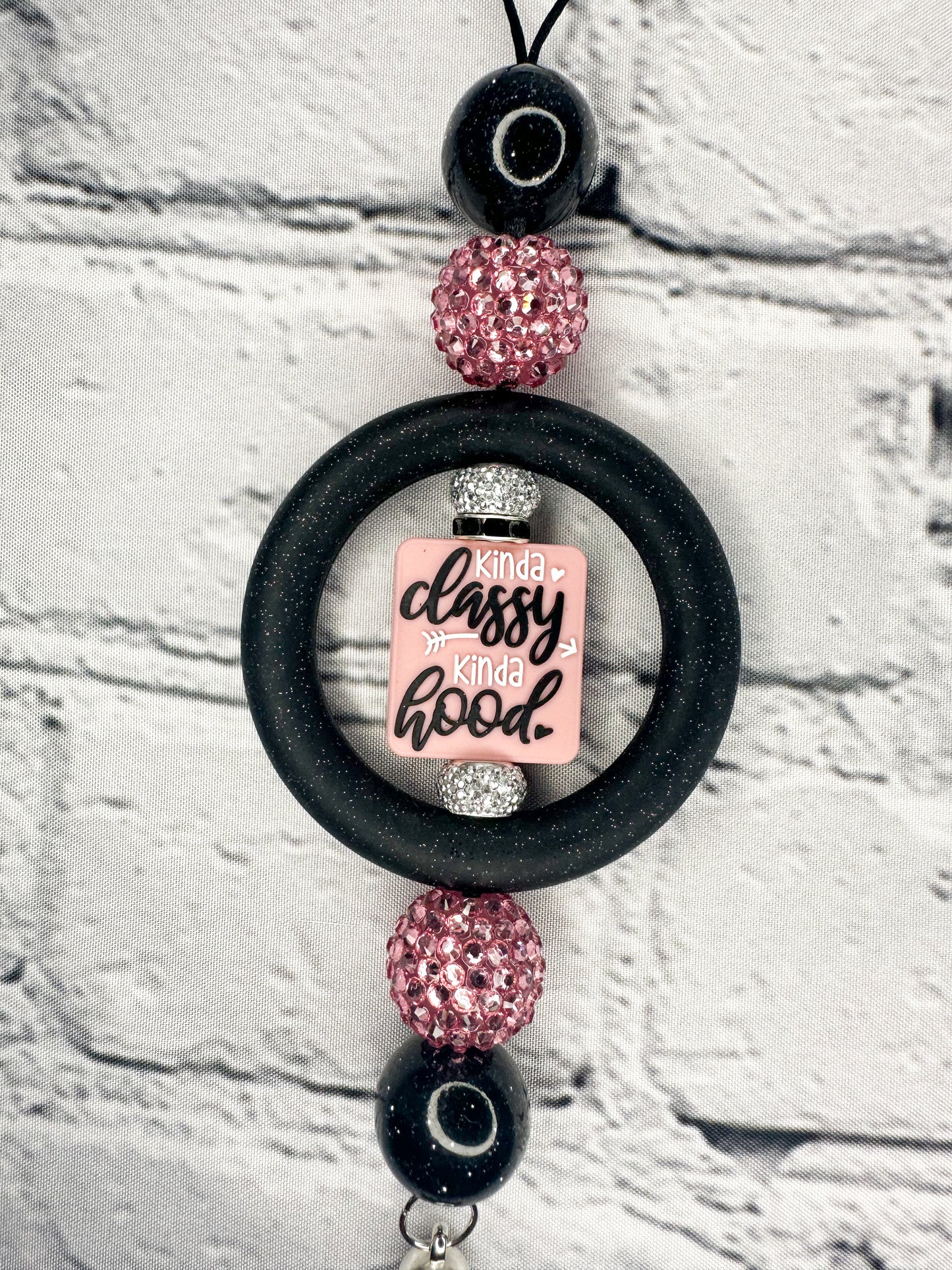 CAR CHARM | Kinda Classy Kinda Hood {for Rearview Mirror}