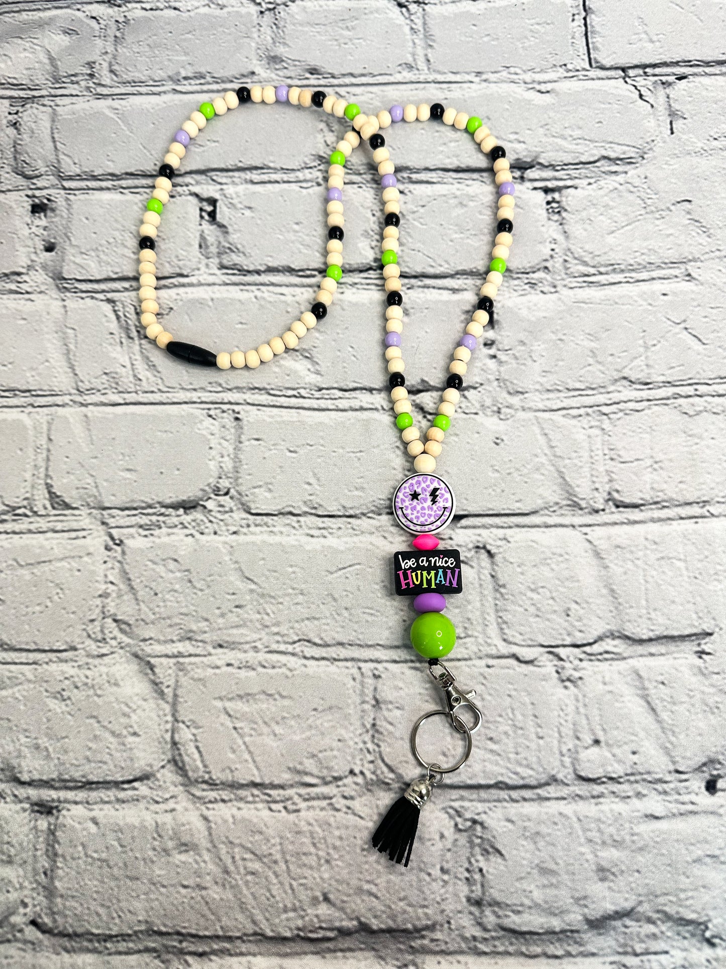 Be a Nice Human - Lanyard