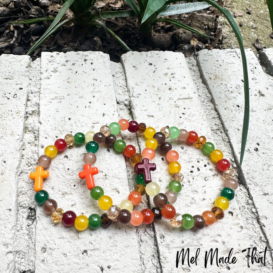 Messy Bracelet - Fall Colors