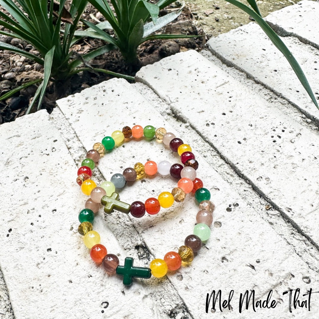 Messy Bracelet - Fall Colors