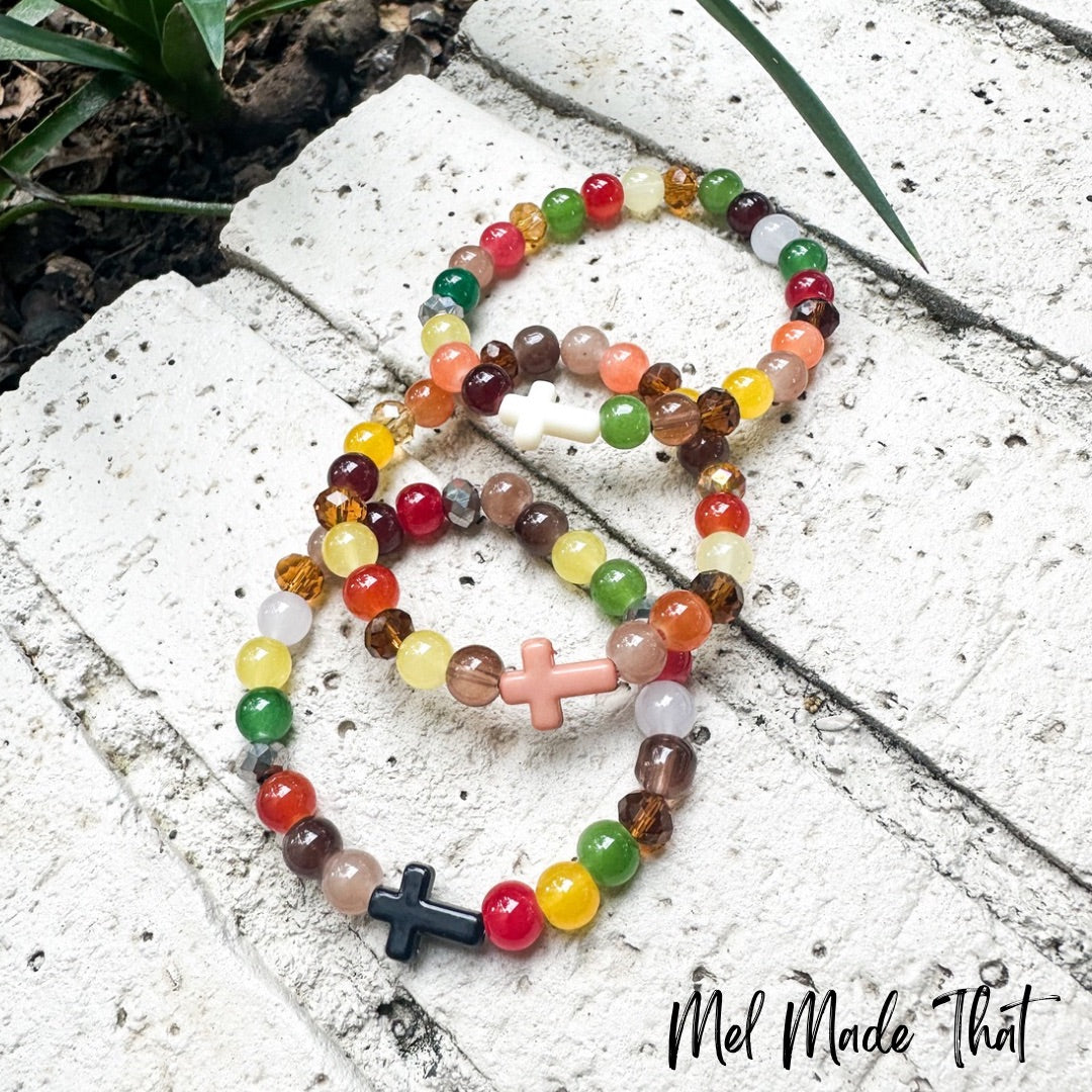 Messy Bracelet - Fall Colors