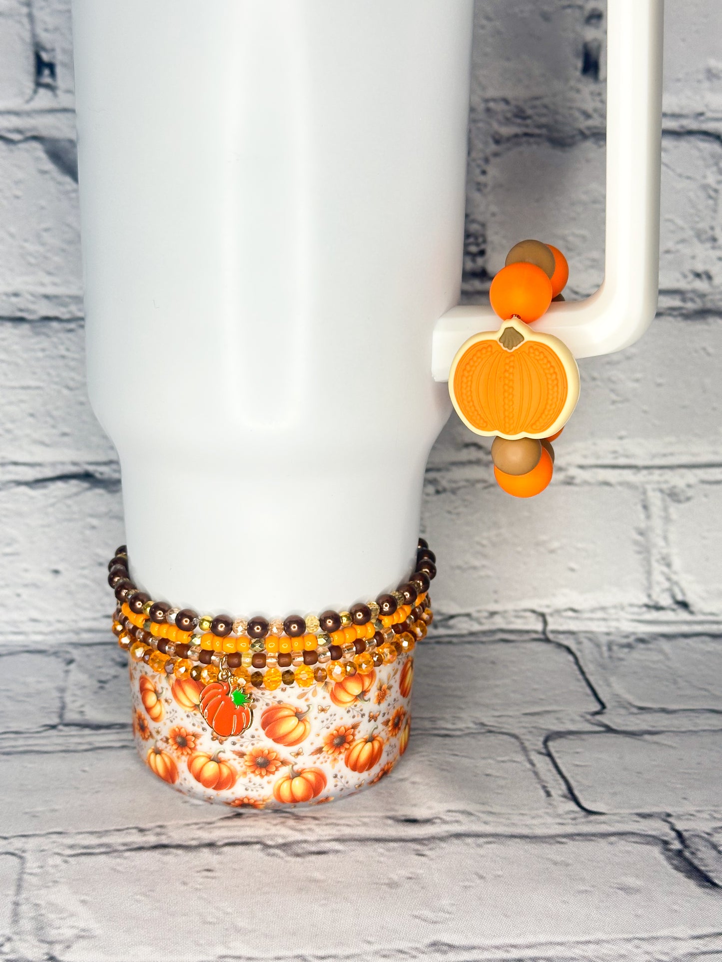Pumpkin - Cup Charm/Luggage Tag