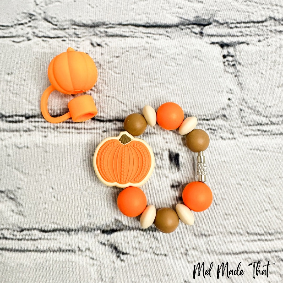 Fall Pumpkin | Tumbler Accessories