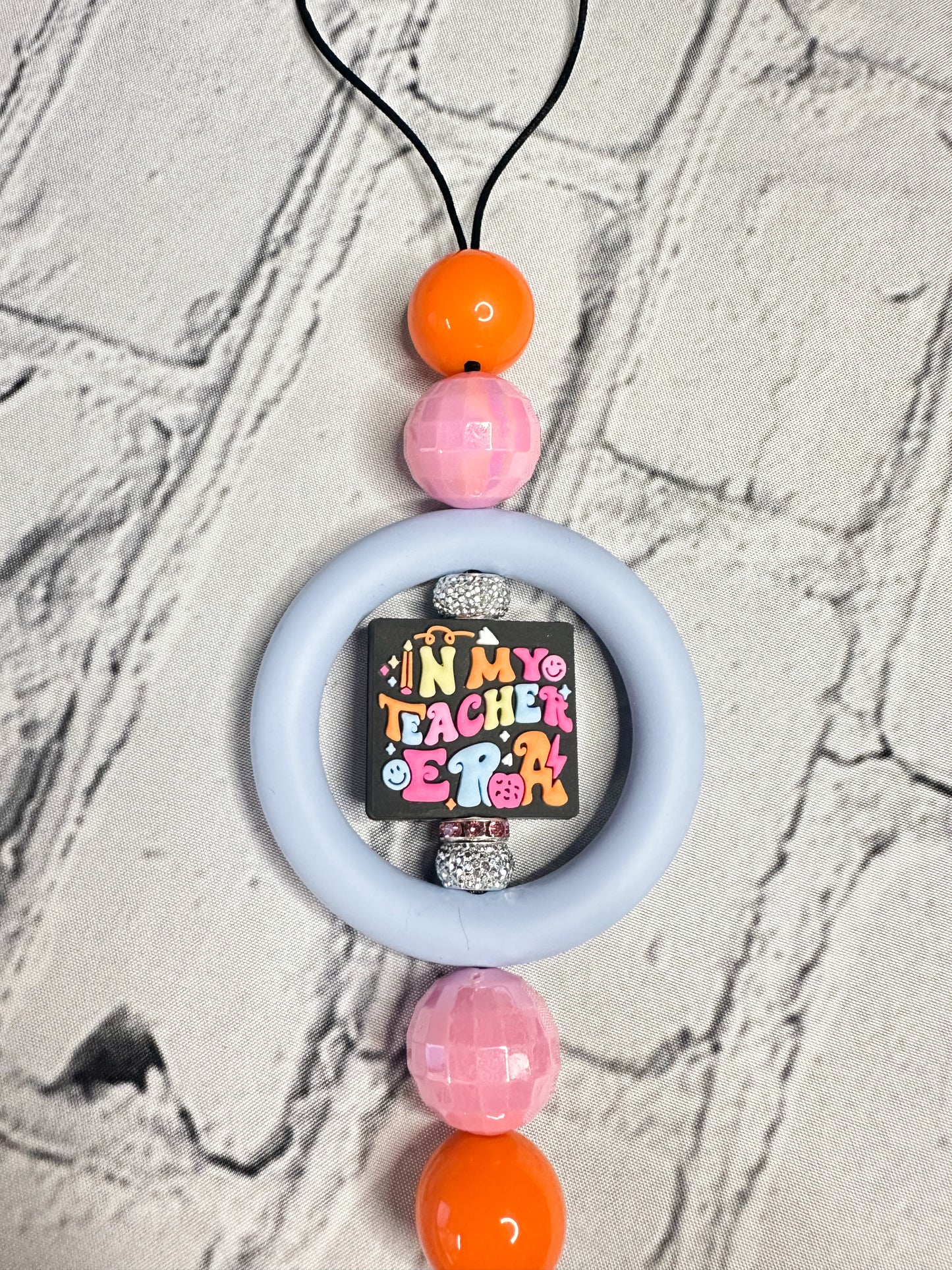 In My Teacher Era - CAR CHARM {for Rearview Mirror}