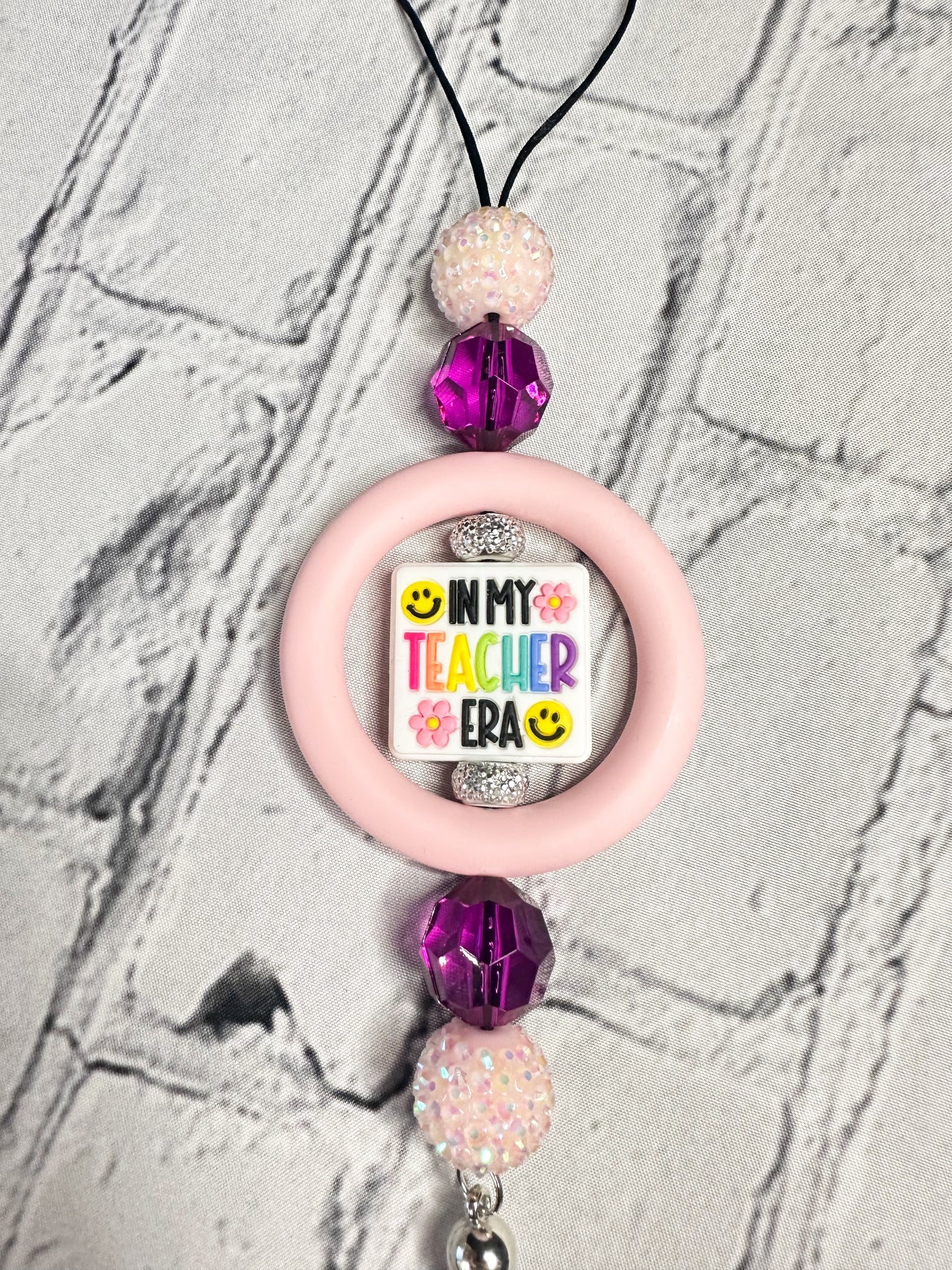 In My Teacher Era - CAR CHARM {for Rearview Mirror}