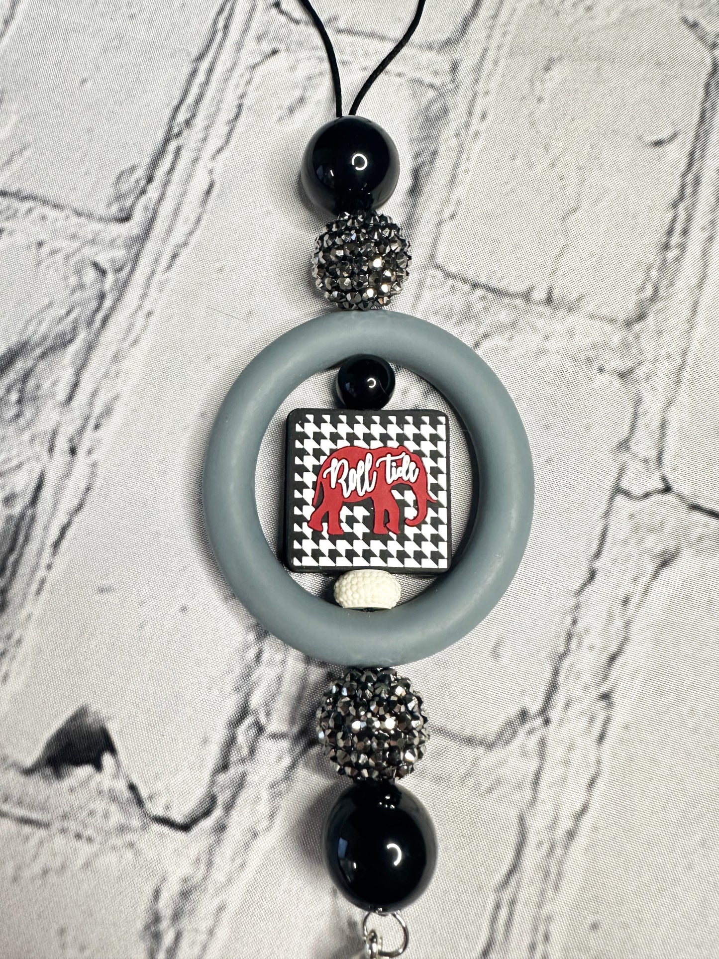 Alabama - Crimson Tide - CAR CHARM {for Rearview Mirror}