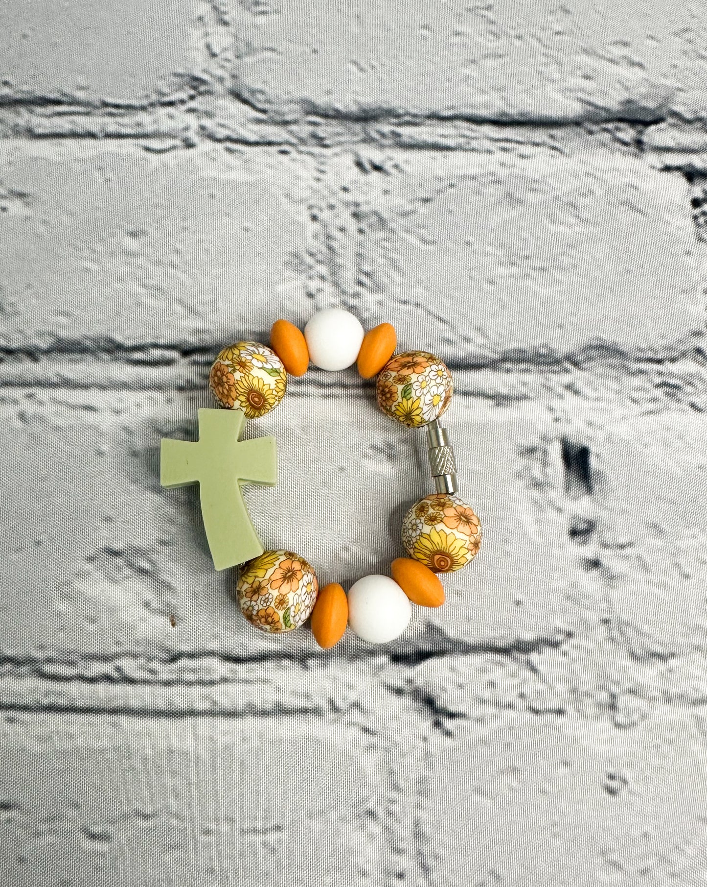 Sage Cross - Cup Charm