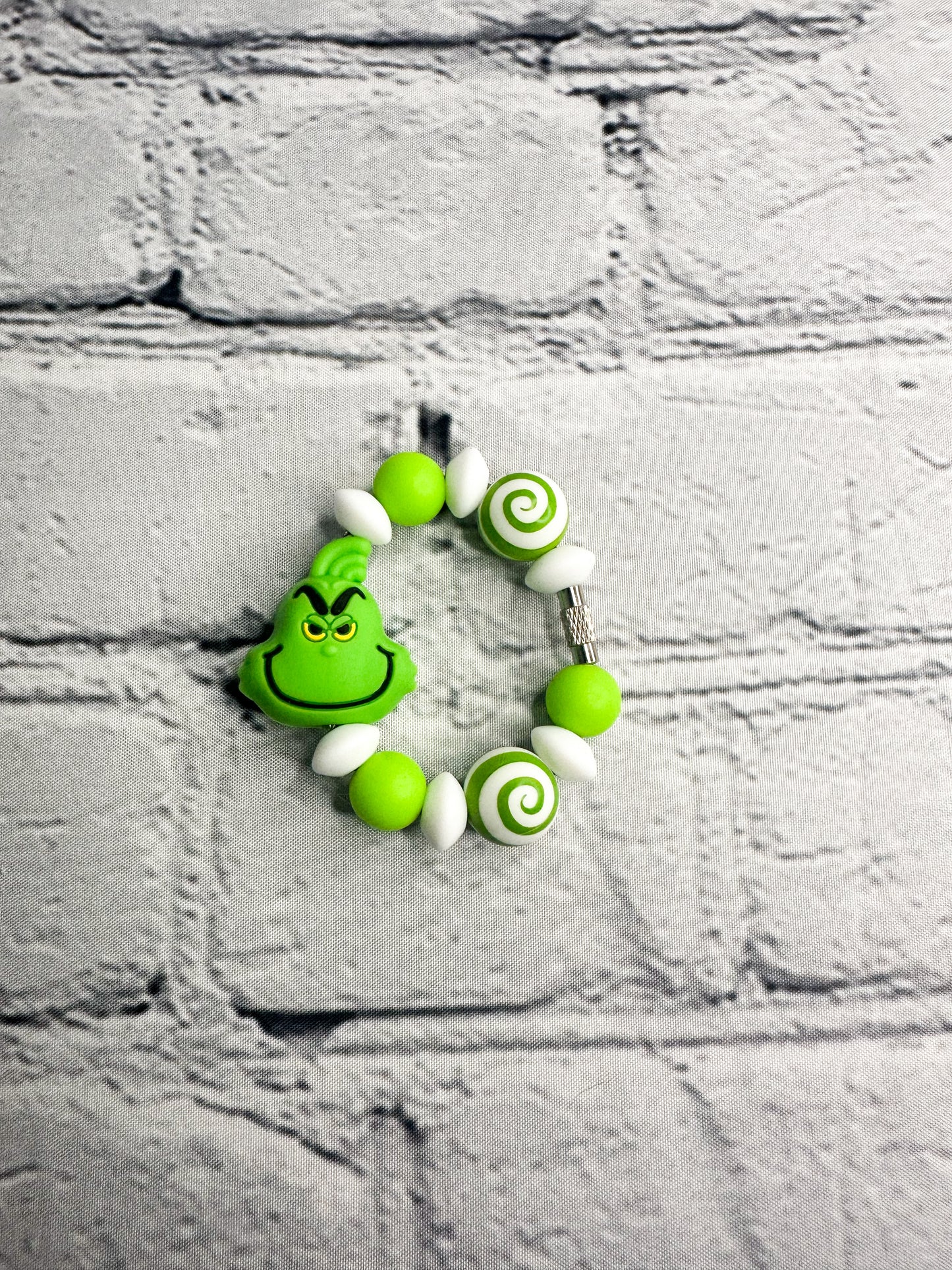 Grinch Face - Cup Charm