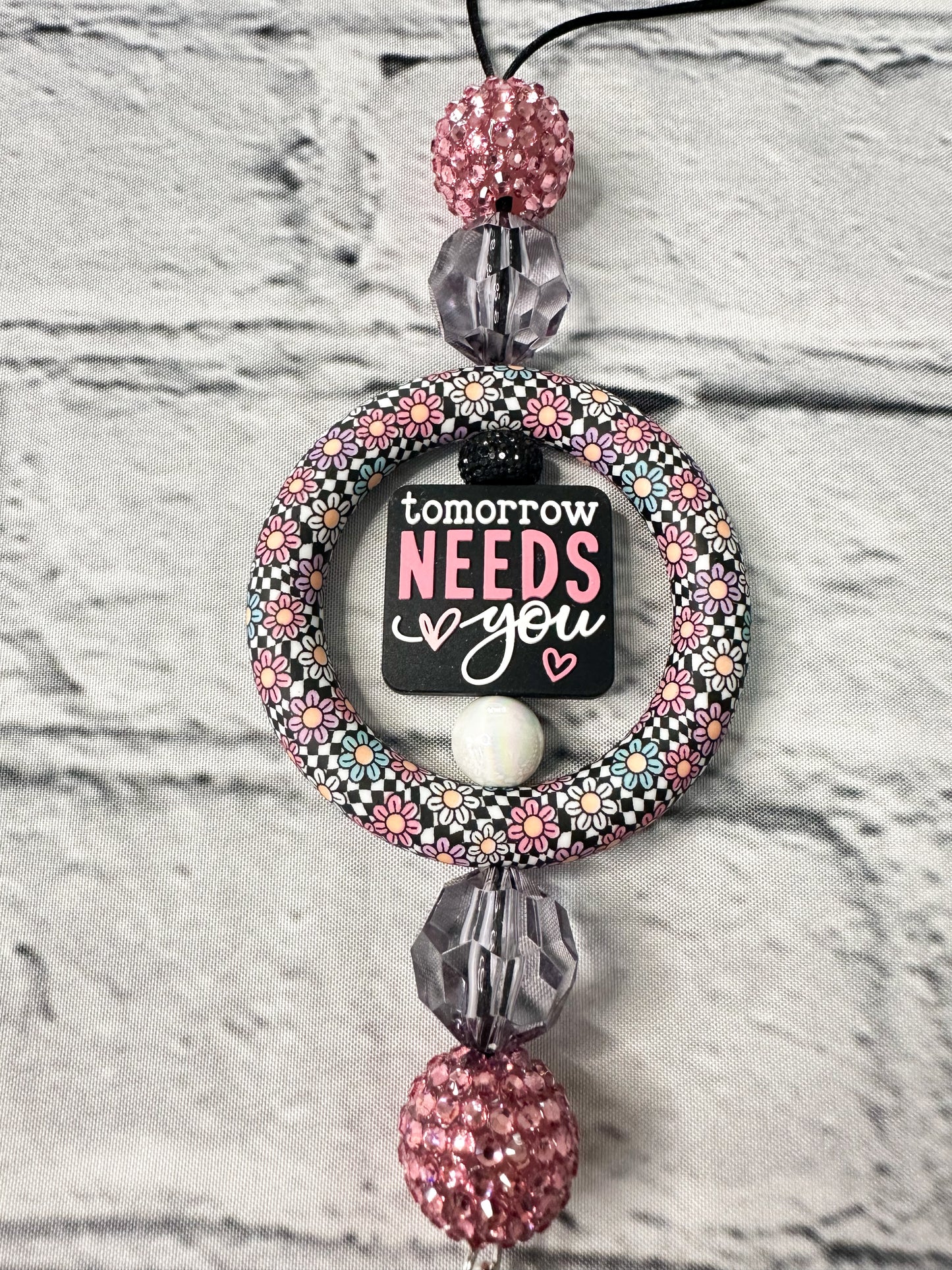 Tomorrow Needs You - CAR CHARM {for Rearview Mirror}