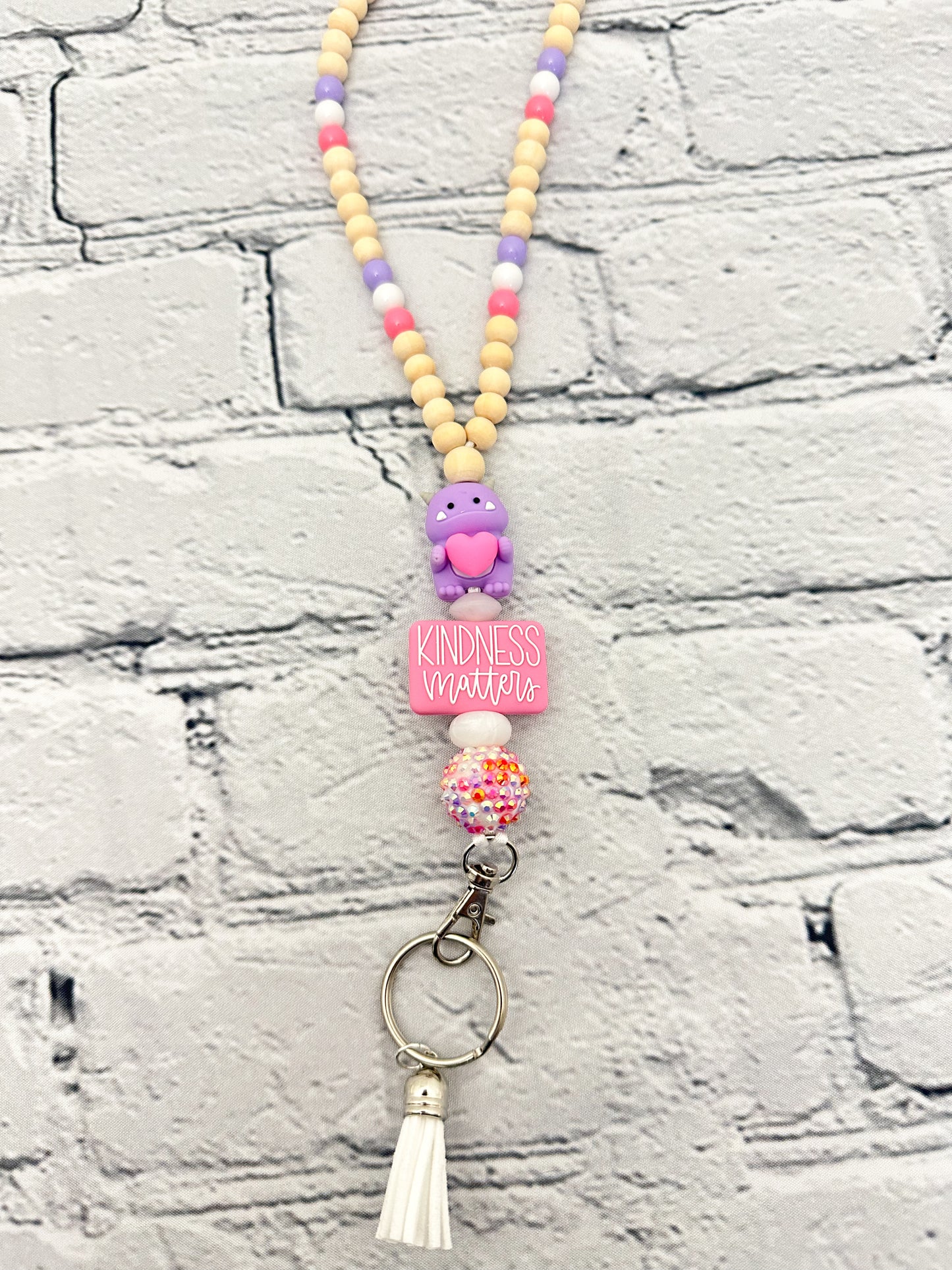 Valentine's Purple Monster - Lanyard