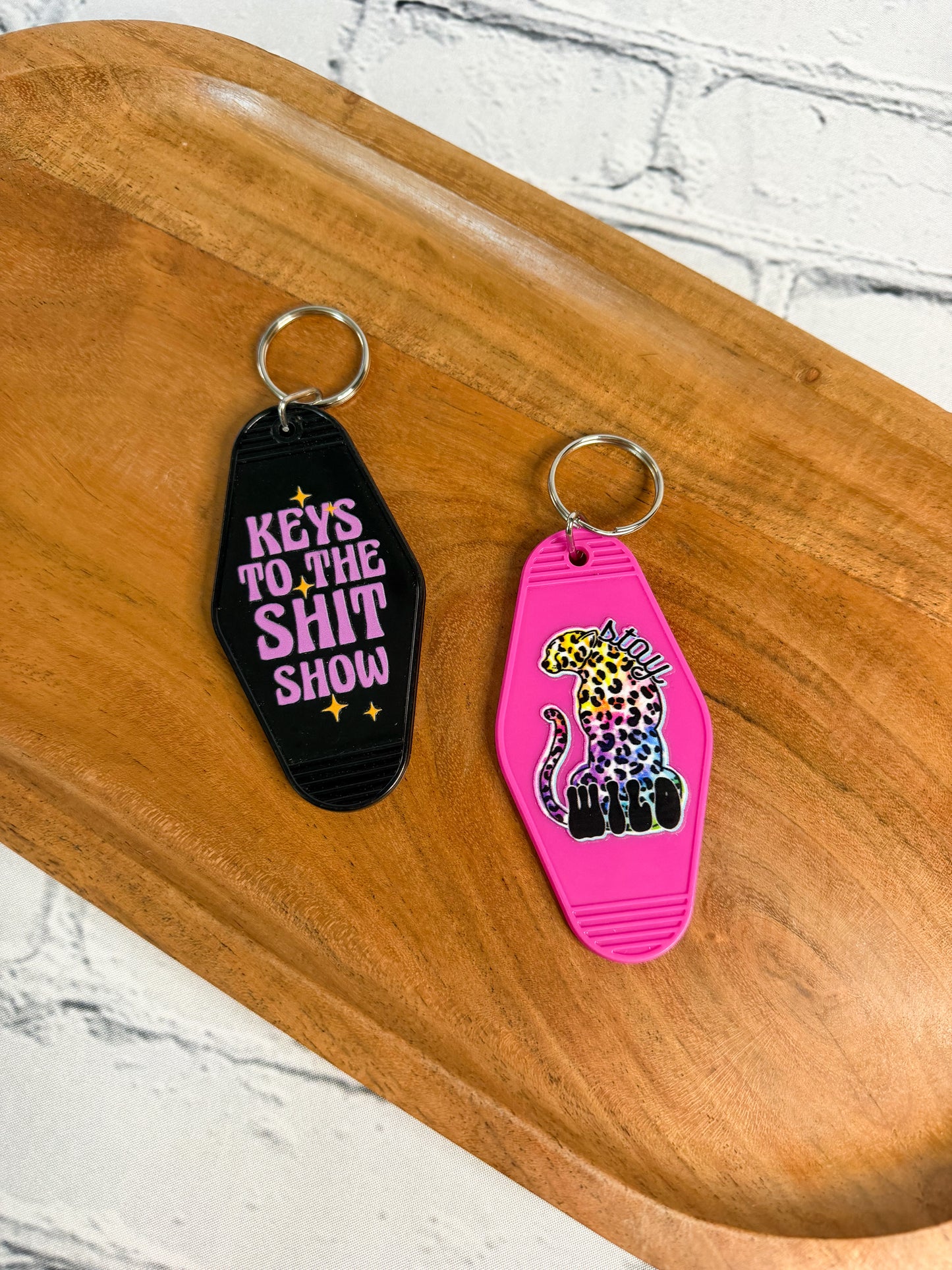Retro/Vintage Motel Keychain - Sassy/Funny