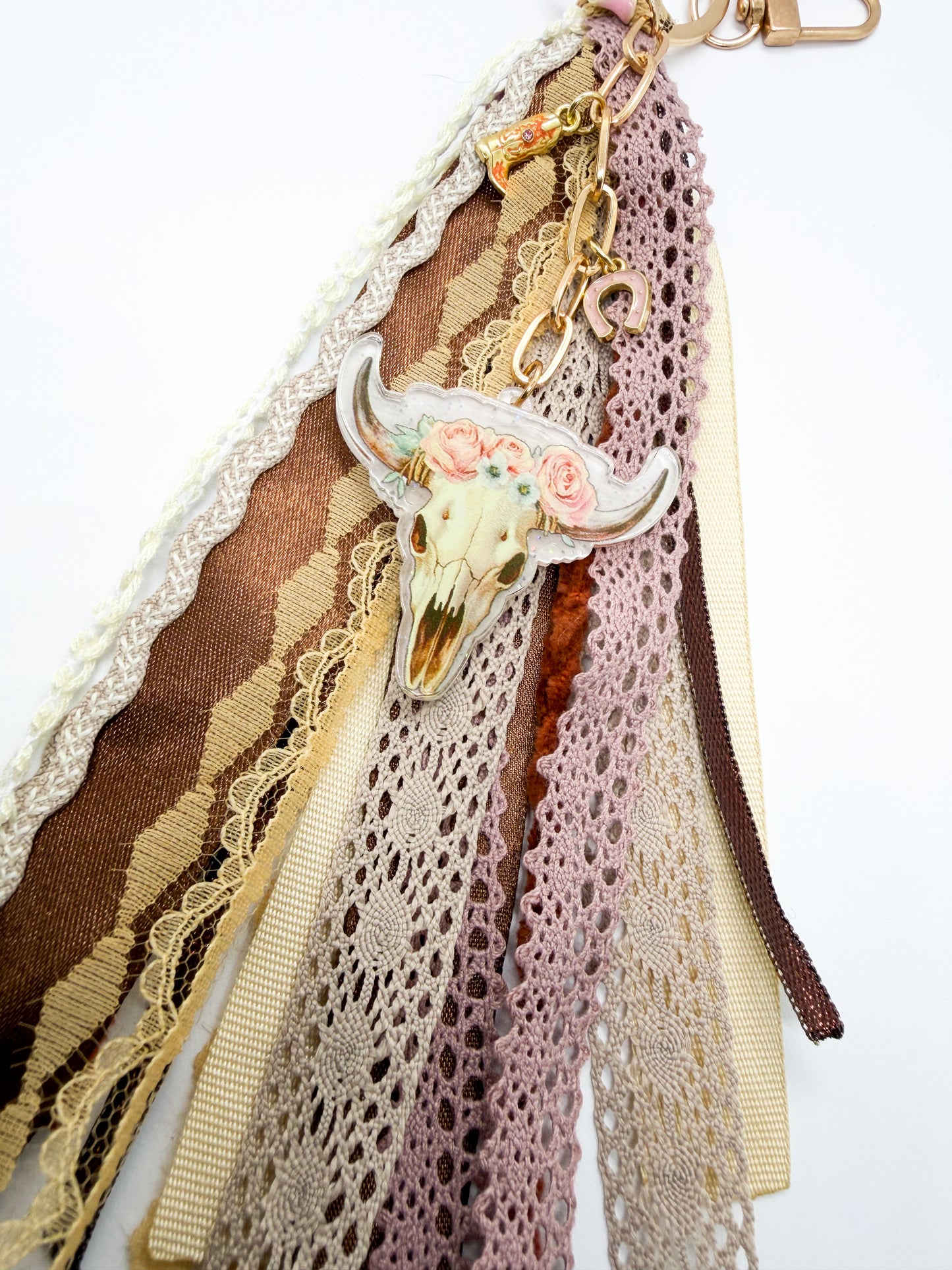 The Rustic Ribbon - BAG CHARM