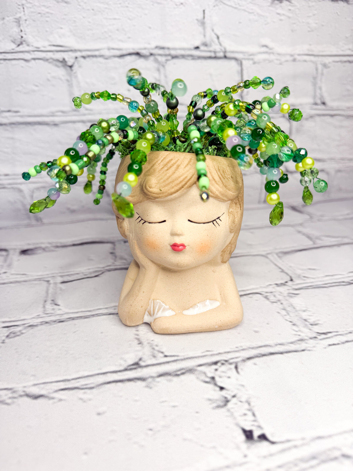 Mermaid - Beaded Plant