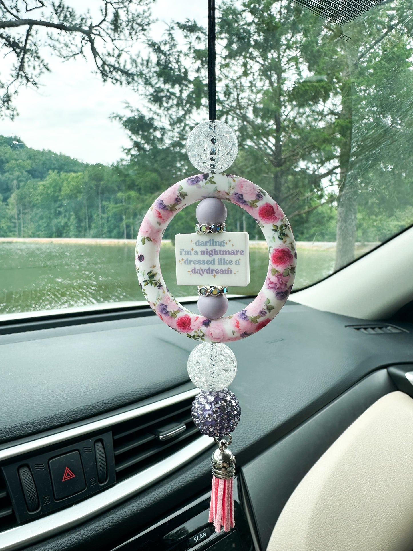 CAR CHARM - Nightmare Dressed like a Daydream - Swiftie {for Rearview Mirror}