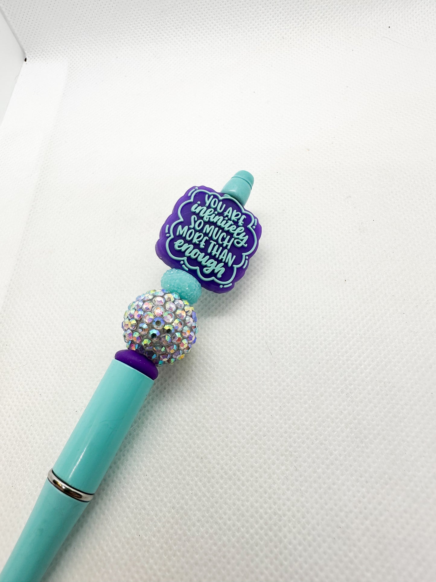 Beaded Pens - Inspirational - Motivational - You Are Loved - Good Vibes - Good Day - Grow - Enough