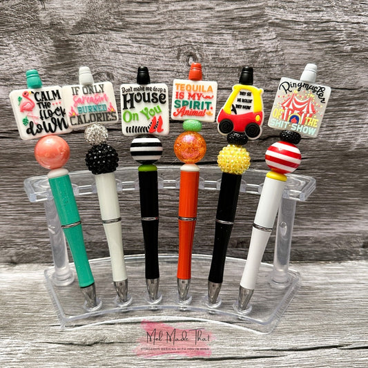 Beaded Pens - Sassy - Snarky - Adult