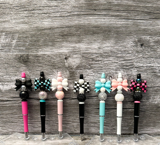 Beaded Pens - Coquette Bow